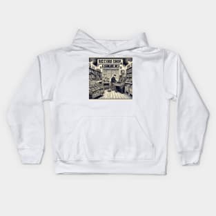 Record shop Kids Hoodie